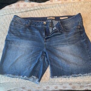 Seven7 Women's Blue Denim Shorts